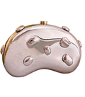 Chrome Melt Mini Clutch Bag
